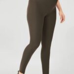 Fabletics exército 420HR1322 legging gestante cintura alta pureluxe mulheres