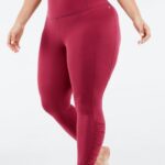 Fabletics explosão de cereja 420HR1293 cintura alta pureluxe ruched 7/8 mulheres