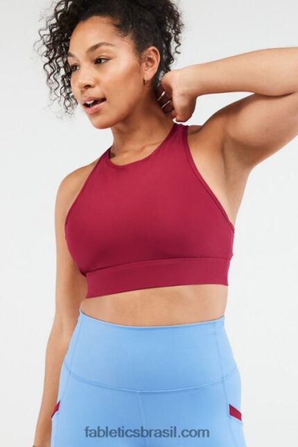 Fabletics explosão de cereja 420HR1433 sutiã esportivo de alto impacto siena mulheres