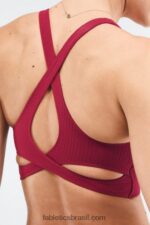 Fabletics explosão de cereja 420HR1645 sutiã em malha sem salto mulheres - Image 3