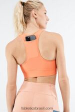 Fabletics explosão de laranja 420HR1767 sutiã esportivo de médio impacto em movimento 117 mulheres