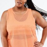 Fabletics explosão de laranja 420HR2335 regata em malha wilder mulheres