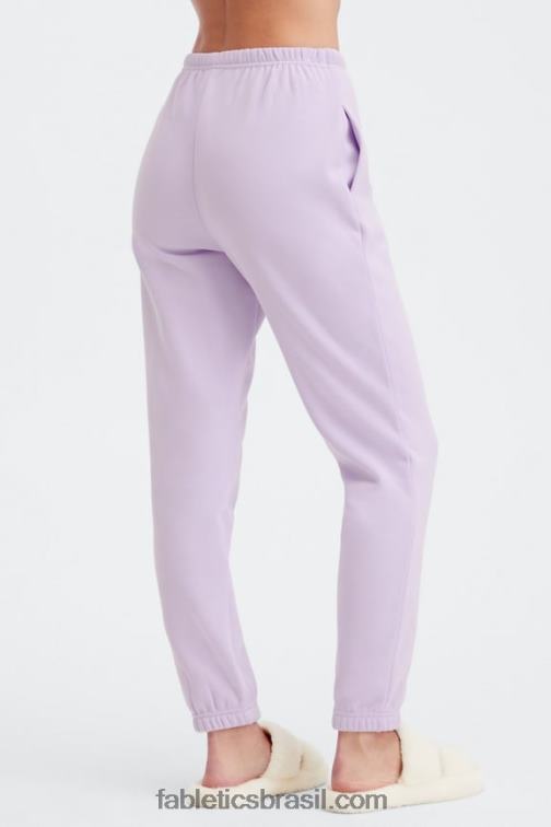 Fabletics extrema realeza/rosa escape loucura de verão/prata reflexiva 420HR133 calça de moletom slim go-to mulheres - Image 2