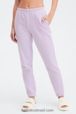Fabletics extrema realeza/rosa escape loucura de verão/prata reflexiva 420HR133 calça de moletom slim go-to mulheres