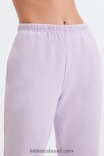 Fabletics extrema realeza/rosa escape loucura de verão/prata reflexiva 420HR133 calça de moletom slim go-to mulheres - Image 3