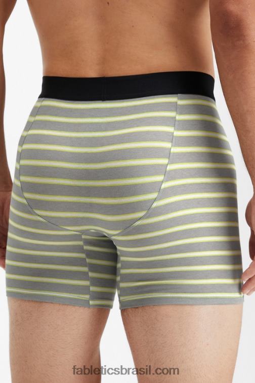 Fabletics faixa de sombra de limão desbotada 420HR3775 a cueca boxer 24-7 200 homens - Image 2