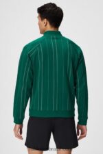 Fabletics faixa de textura verde fairway 420HR3604 o go-to 1/4 zip 186 homens - Image 2