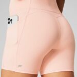 Fabletics fantasma/preto 420HR285 oasis pureluxe cintura alta 6'' short 10 mulheres
