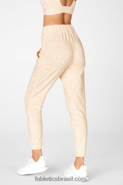 Fabletics ferrugem/rosa do deserto/rosa pérola 420HR229 calça de moletom cloe slim mulheres - Image 3