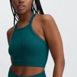 Fabletics fiorde 420HR1674 sutiã sem costura amanhecer mulheres