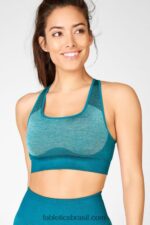 Fabletics fiorde/jade escuro/casper urze 420HR1685 sutiã esportivo ponto sem costura mulheres