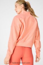 Fabletics florescer 420HR2532 pulôver de zíper com decote careca catarina mulheres - Image 3
