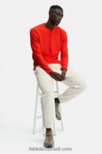 Fabletics fogo 420HR3630 o waffle henley homens - Image 4