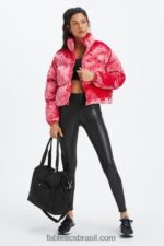 Fabletics folha de névoa negra 420HR906 legging cintura alta oasis pureluxe 69 mulheres - Image 5