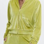 Fabletics folha de ouro 420HR2506 donna moletom com capuz mulheres