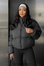 Fabletics forro de logotipo preto 420HR2776 vagabundo baiacu cortado mulheres