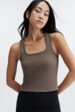 Fabletics fronteira 420HR2245 tanque de algodão vivo mulheres