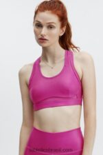 Fabletics fúcsia escuro iridescente/muito berry 420HR1405 sutiã esportivo de alto impacto belle iridescente mulheres