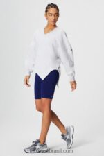 Fabletics fúcsia escuro iridescente/muito berry 420HR323 define powerhold cintura alta 9'' short 15 mulheres - Image 3