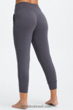 Fabletics fuga da ilha/logotipo reflexivo 420HR99 calça de cordão de malha eco elegante mulheres - Image 2