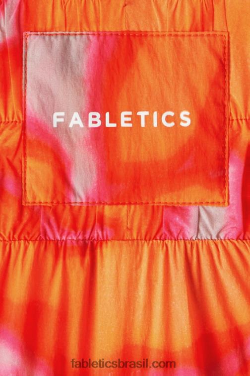Fabletics fuga rosa grande loucura de verão/prata reflexiva 420HR601 short de náilon com cintura ultra alta mulheres - Image 5