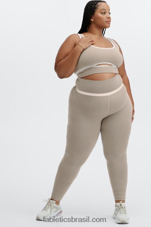 Fabletics fumaça/opala 420HR1177 Legging cintura alta em malha esculpida mulheres - Image 4