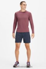 Fabletics fumaça vermelha 420HR3568 the training day camiseta manga longa homens - Image 3