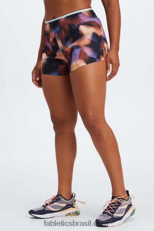 fabletics_fusao_onda_de_cristal_prata_reflexiva_420hr275_respirar_cintura_media_correr_curto_mulheres.jpg Fabletics fusão/onda de cristal/prata reflexiva 420HR275 respirar cintura média correr curto mulheres - Image 1