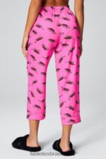 Fabletics fusão/onda de cristal/prata reflexiva 420HR50 calça cropped ecosatin mulheres - Image 2
