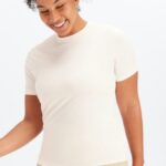 Fabletics garça 420HR2016 tee flexível seco mulheres