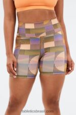 Fabletics garça/clube atlético 420HR582 define short cintura alta 6'' mulheres
