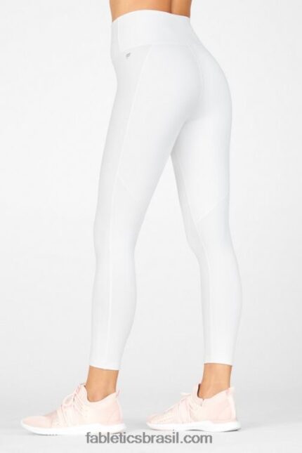 Fabletics garça/lima desbotada 420HR731 define powerhold cintura alta 7/8 legging 37 mulheres