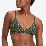 Fabletics garota brilhante 420HR1537 bralette triângulo de toque fino mulheres