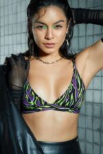 Fabletics garota brilhante 420HR1537 bralette triângulo de toque fino mulheres - Image 5