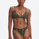 Fabletics garota brilhante 420HR2841 tanga de toque fino mulheres