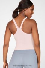 Fabletics geada rosa 420HR2311 regata de malha Denise Sculpt mulheres - Image 3