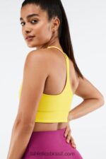 Fabletics girassol/bem baga 420HR1864 sutiã esportivo reversível de malha simone mulheres - Image 3