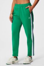 Fabletics grama verde/multi faixa 420HR34 calça tricô afunilada mulheres