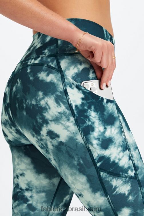 Fabletics gruta magma 420HR806 legging oasis pureluxe cintura alta 7/8 52 mulheres - Image 2