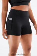 Fabletics guepardo ondulado/preto 420HR367 trinity motion365 cintura média 5'' curto mulheres - Image 2