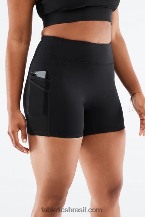 Fabletics guepardo ondulado/preto 420HR367 trinity motion365 cintura média 5'' curto mulheres - Image 2