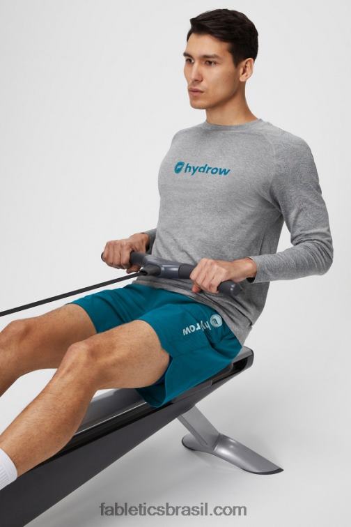 Fabletics hidrow cinza médio htr 420HR3562 the training day camiseta manga longa homens - Image 3