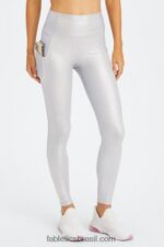 Fabletics holograma de brilho 420HR904 legging cintura alta oasis pureluxe 68 mulheres - Image 2