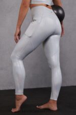 Fabletics holograma de brilho 420HR904 legging cintura alta oasis pureluxe 68 mulheres