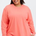 Fabletics inferno empoeirado 420HR2665 camiseta namorado manga longa mulheres
