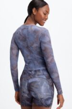 Fabletics interestelar 420HR2656 top de malha marie mulheres - Image 2