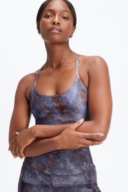 Fabletics interestelar/pó azul 420HR1580 sutiã reversível emersyn mulheres