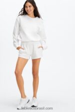 Fabletics interestelar/pó azul 420HR379 short de moletom leve go-to-slim mulheres - Image 4