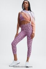 Fabletics íris nebulosa/pintura de imersão em tom rosa 420HR2605 camiseta manga longa namorado mulheres - Image 4