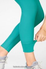 Fabletics jade escuro 420HR1201 legging essencial de cintura alta therma-flex mulheres - Image 2